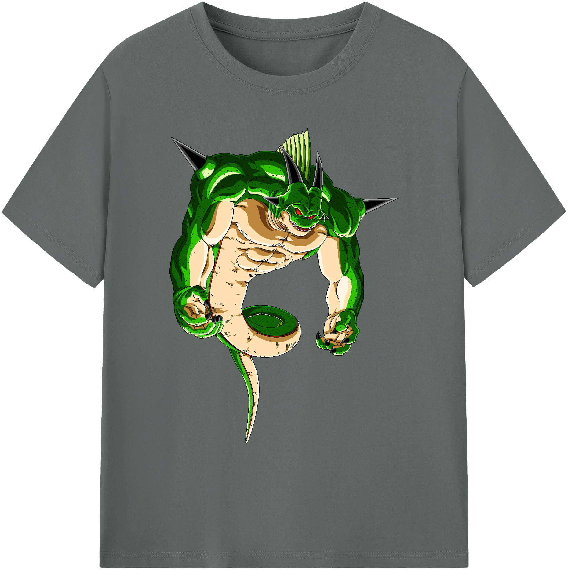 （画像用） ドラゴンボール 神龍 シェンロン DRAGON BALL Shenron 綿100％ メンズ半袖Tシャツ｜肌触りやわらか＆通気性